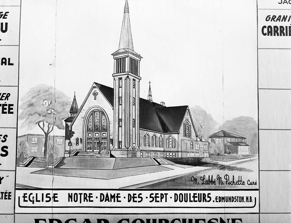 NotreDamedesSeptDouleurs Church Exterior, construction